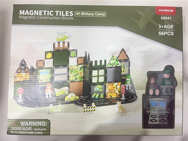 CPS351338 Military Series Colorful Window Magnetic Tiles