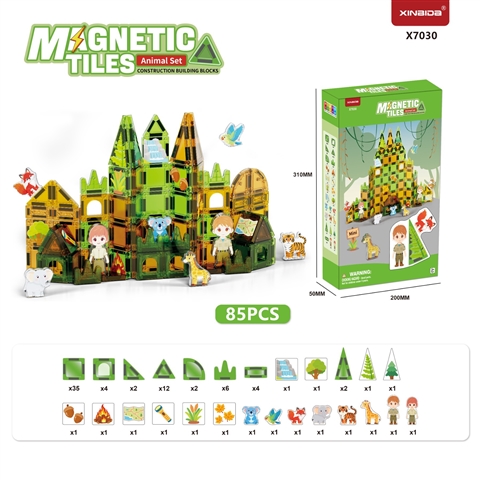 CPS351322 Animal Series Mini Magnetic Tiles