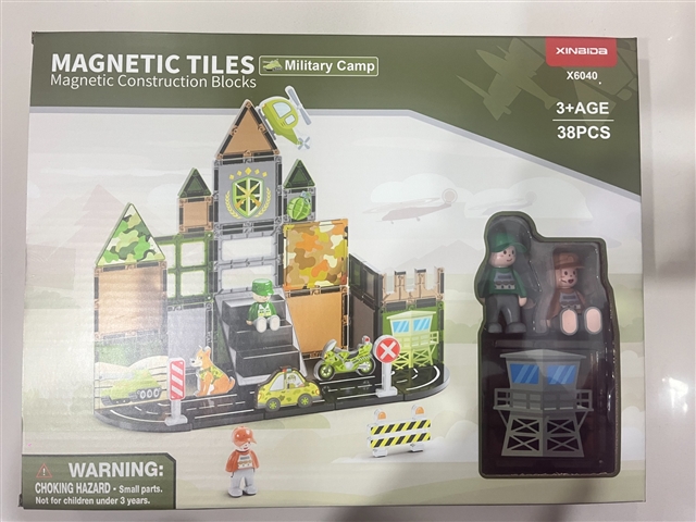 CPS351337 Military Series Colorful Window Magnetic Tiles