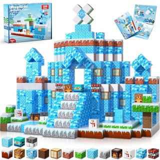 Bloques Magnéticos Snow and Ice – 72 pzs, Juego de Construcción Estático, ABS Grado Alimenticio, Certificaciones EN71, ASTM, CPC · imagen de producto