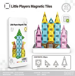 Juego de 40 piezas de azulejos magnéticos de 3.75 pulgadas · imagen de producto