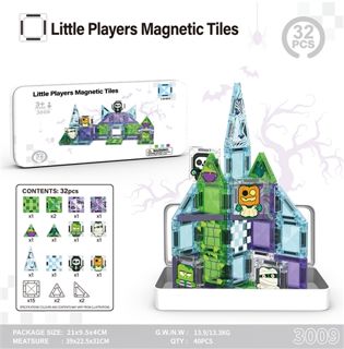 Set de 32 Bloques Magnéticos 3.75" Quirky – MimoLudo · imagen de producto