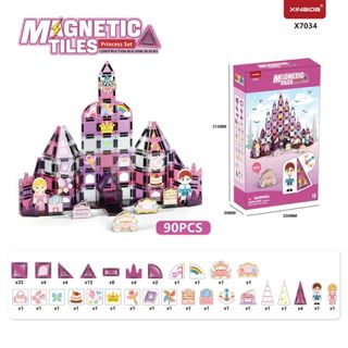 Mini Imanes Serie Princesa – Set de Construcción Magnética con Pinturas y Figuras de Castillo · imagen de producto