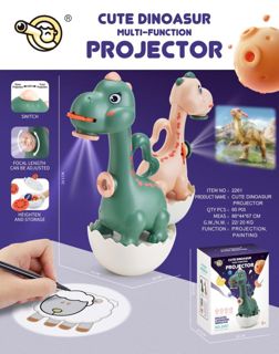 Proyector de Dibujo Dinosaurio MimoLudo – Juguete de Trazo y Coloreado para Mayoreo · imagen de producto