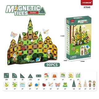 MimoLudo Insect Series Mini Magnets – Set de Construcción Magnético Translúcido con Pintura DIY sin Horno, 48 piezas · imagen de producto